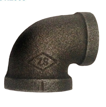 Black Malleable Iron Pipe Fittings Elbow Reducing